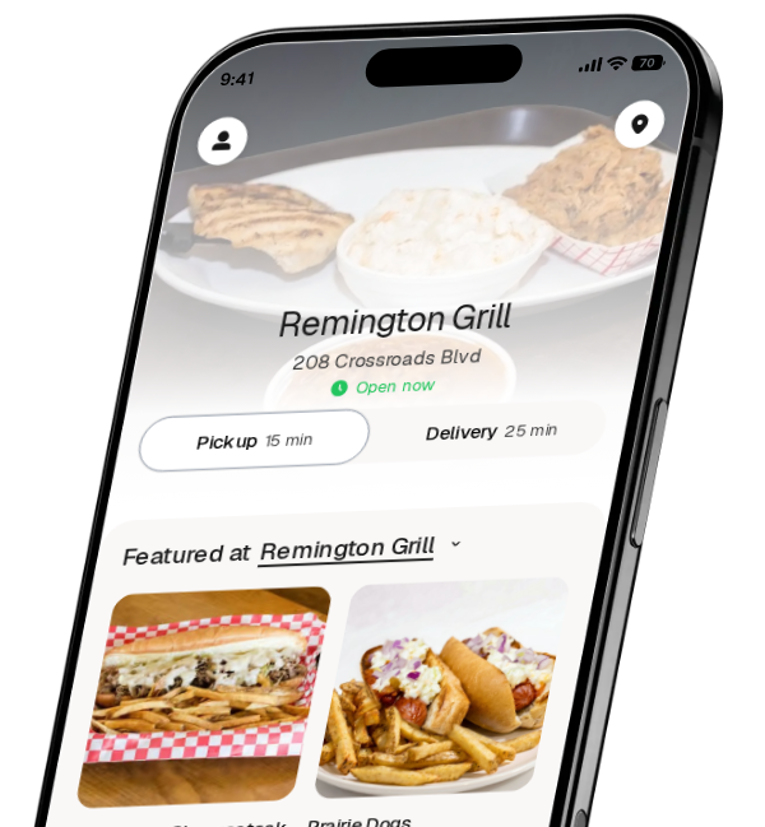 Remington Grill app preview